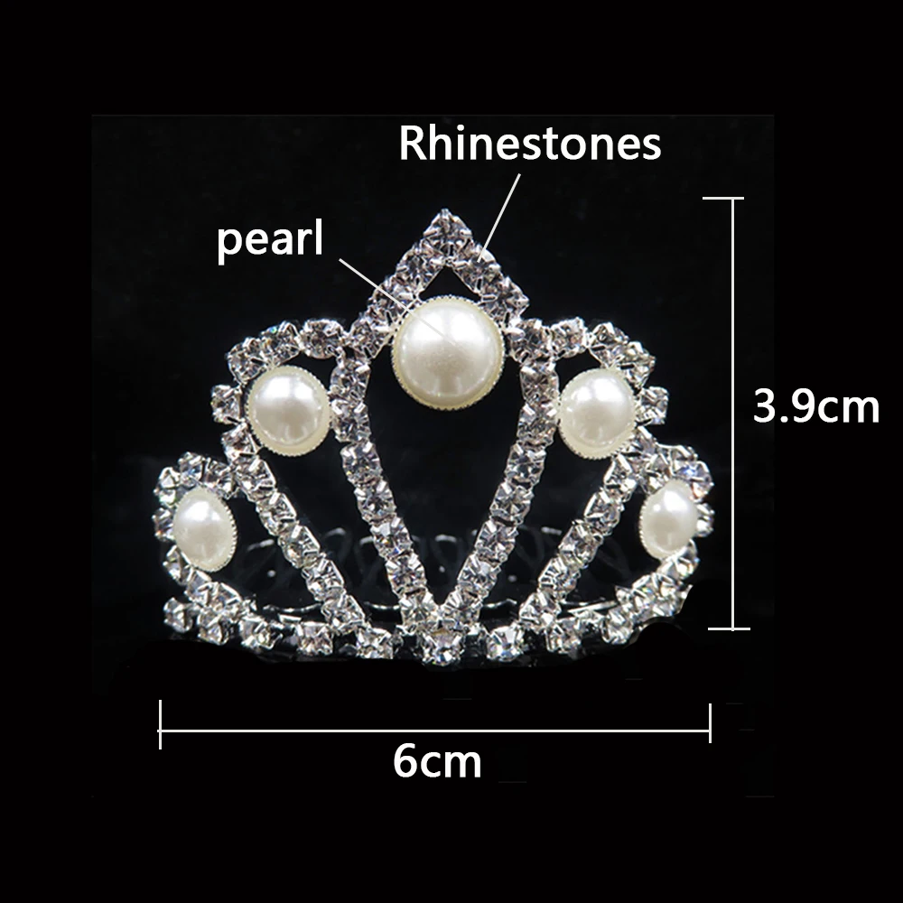 Тиары и короны для волос с кристаллами повязка на голову принцессой аксессуары