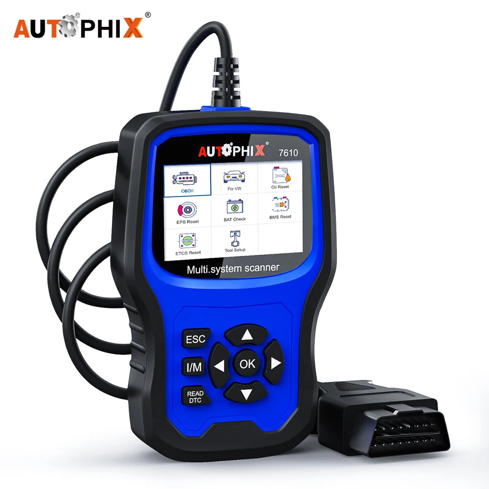 Autophix 7610 OBD2 Tools Diagnotics Auto Scanner for VW ODB2 Scanner Automotivo ABS SRS EPB Oil DPF Reset Car Diagnostic Tool
Autophix 7610 OBD2 Tools Diagnotics Auto Scanner for VW ODB2 Scanner Automotivo ABS SRS EPB Oil DPF Reset Car Diagnostic Tool