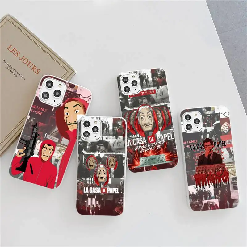 La Casa de papel Spain TV Phone Case Candy Color for iPhone 6 6S 7 8 11 12 XS X SE 2020 XR mini pro Plus MAX mobile bags
La Casa de papel Spain TV Phone Case Candy Color for iPhone 6 6S 7 8 11 12 XS X SE 2020 XR mini pro Plus MAX mobile bags