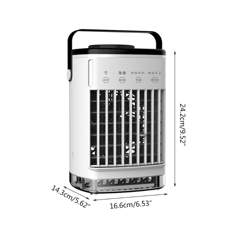 1PC USB Mini Air Humidifier Misting Fan Air Circulation Fan Cooler with 7 Ambient LED Light
1PC USB Mini Air Humidifier Misting Fan Air Circulation Fan Cooler with 7 Ambient LED Light