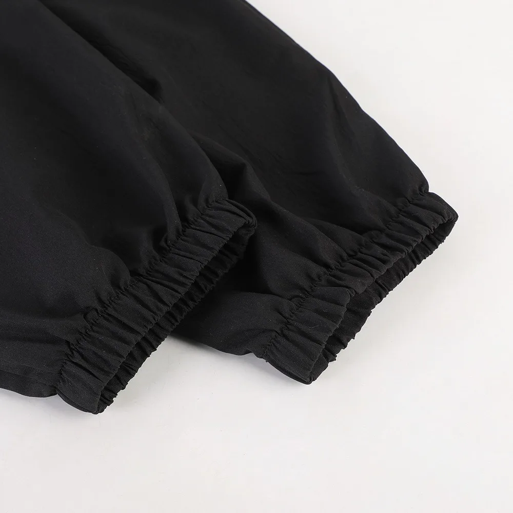 2021 Autumn Women's Pants Big Pocket Thin Sweatpants Solid Elastic Waist Pant For Women Straight Black Trousers Joggers Homewear
2021 Autumn Women's Pants Big Pocket Thin Sweatpants Solid Elastic Waist Pant For Women Straight Black Trousers Joggers Homewear