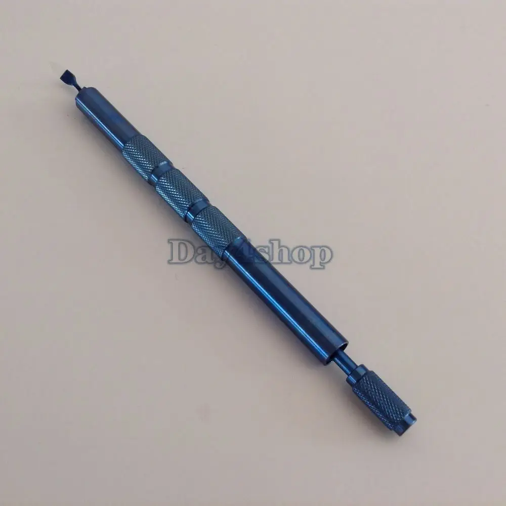 1pcs 2.5mm Sapphire blades Keratome ophthalmic surgical instrument titanium handle
1pcs 2.5mm Sapphire blades Keratome ophthalmic surgical instrument titanium handle