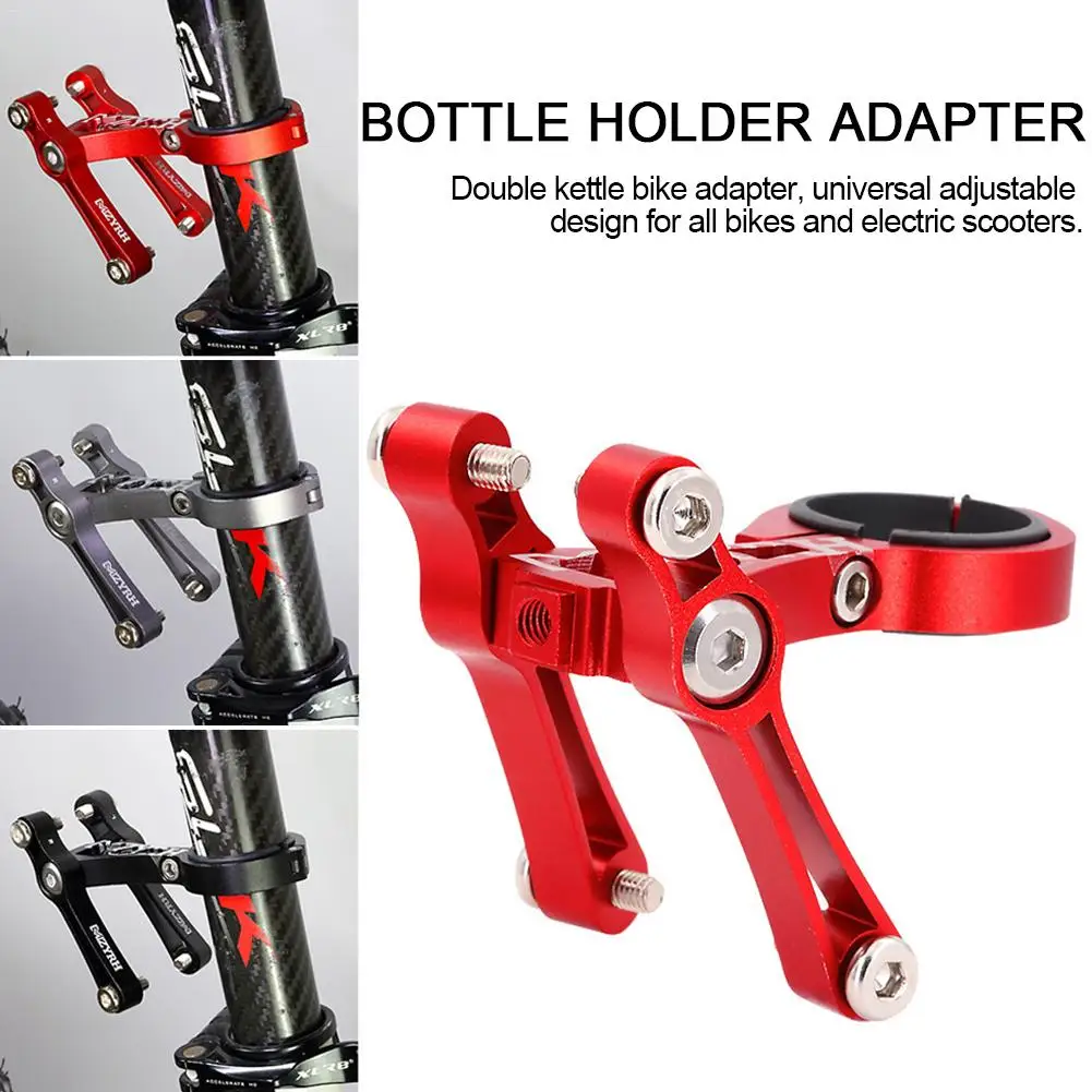 Bicycle Double Bottle Cage Conversion Seat Adapter Mount Adjustable MTB Road Bike Handlebar Water Bottle Holder Seat Post Mount
Bicycle Double Bottle Cage Conversion Seat Adapter Mount Adjustable MTB Road Bike Handlebar Water Bottle Holder Seat Post Mount