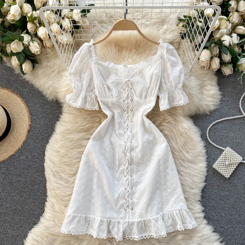 2020 New Summer Fashion Womens Party Dresses Shrot Sleeve Hollow Bodycon Bandage Dress Elegant Female Solid Yellow Vintage Robe
2020 New Summer Fashion Womens Party Dresses Shrot Sleeve Hollow Bodycon Bandage Dress Elegant Female Solid Yellow Vintage Robe