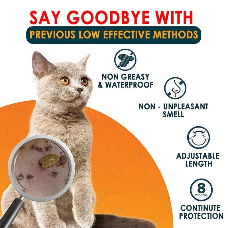 Pet Dog Cats Anti Flea Ticks Treatment Collar Adjustable Outdoor Anti-Mosquitoes Flea Prevent Pet Collar Cat Dog Accessories
Pet Dog Cats Anti Flea Ticks Treatment Collar Adjustable Outdoor Anti-Mosquitoes Flea Prevent Pet Collar Cat Dog Accessories