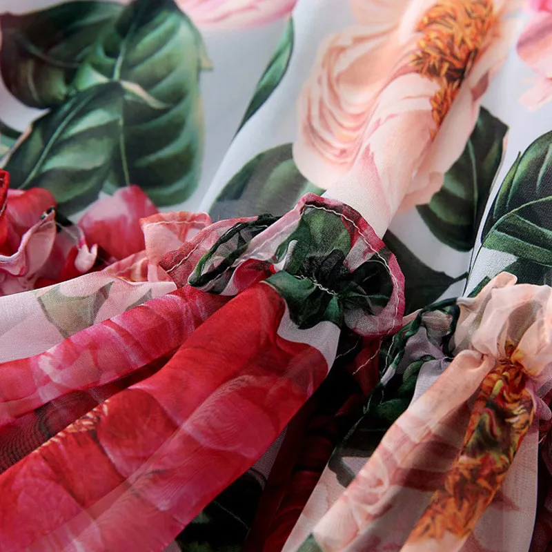 Runway Summer Strapless Chiffon Dress Women Elegant Floral Print Spaghetti Strap Party Robe Mid Calf Boho Beach Dress Vestidos
Runway Summer Strapless Chiffon Dress Women Elegant Floral Print Spaghetti Strap Party Robe Mid Calf Boho Beach Dress Vestidos