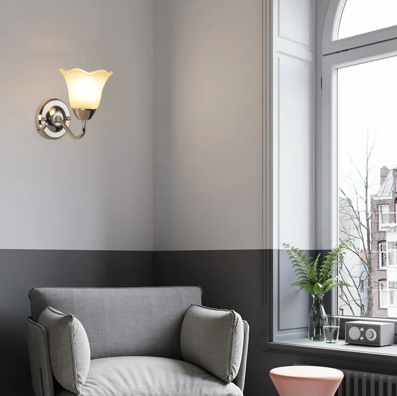 Indoor Wall lamp bedroom contemporary and contracted sitting room balcony stairs LED aisle corridors LED27 Silver or Gold
Indoor Wall lamp bedroom contemporary and contracted sitting room balcony stairs LED aisle corridors LED27 Silver or Gold