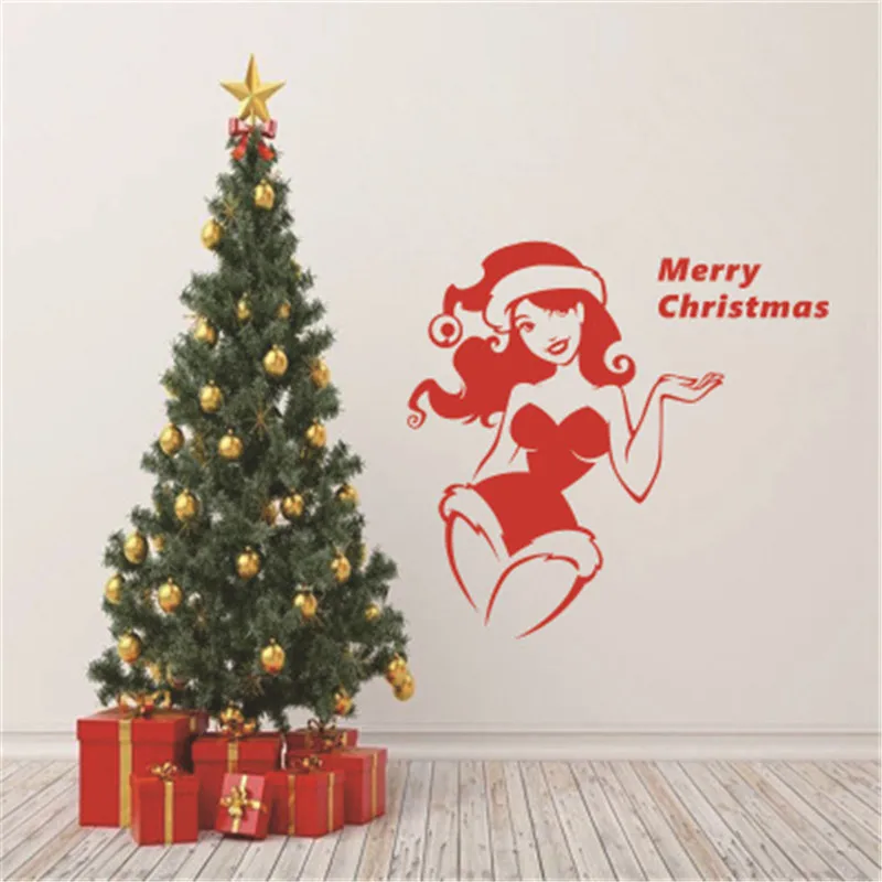 2021 New Year Decor Christmas Girl Window Glass Paste PVC Graffiti Wall Sticker Christmas Door Decoration Salon Wall Decals
2021 New Year Decor Christmas Girl Window Glass Paste PVC Graffiti Wall Sticker Christmas Door Decoration Salon Wall Decals