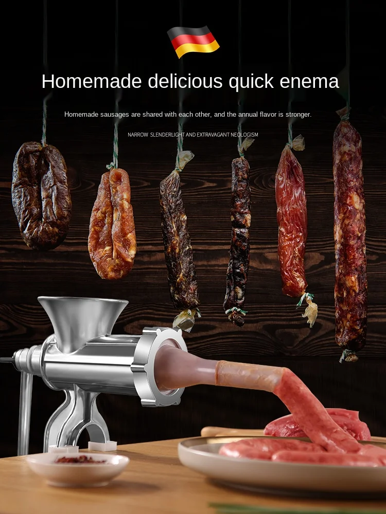 Sausage Filling Machine Household Sausage Machine Sausage Filler Manual Meat Grinder Sausage Artifact for Small Machine Tools
Sausage Filling Machine Household Sausage Machine Sausage Filler Manual Meat Grinder Sausage Artifact for Small Machine Tools