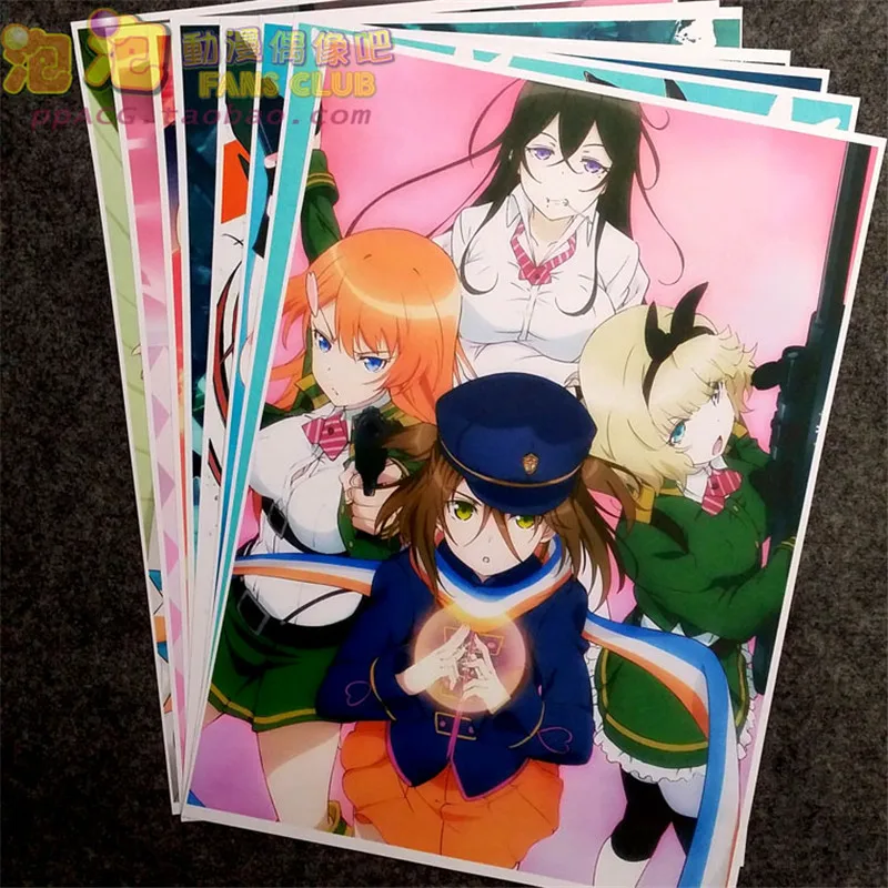 8 pcs/set Anime Taimadou Gakuen 35 Shiken Shoutai poster Ōtori Ōka wall pictures for living room A3 Film posters for gifts
8 pcs/set Anime Taimadou Gakuen 35 Shiken Shoutai poster Ōtori Ōka wall pictures for living room A3 Film posters for gifts