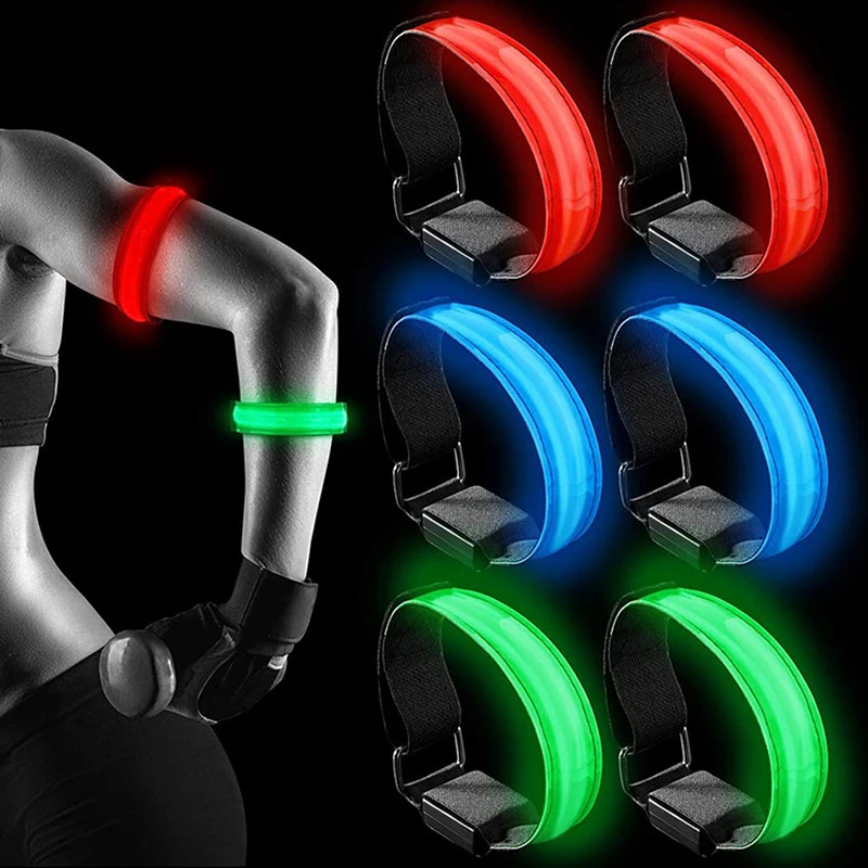 Ночная безопасность, предупреждение, бег, светодиодный браслет, светящийся браслет 
Ночная безопасность, предупреждение, бег, светодиодный браслет, светящийся браслет