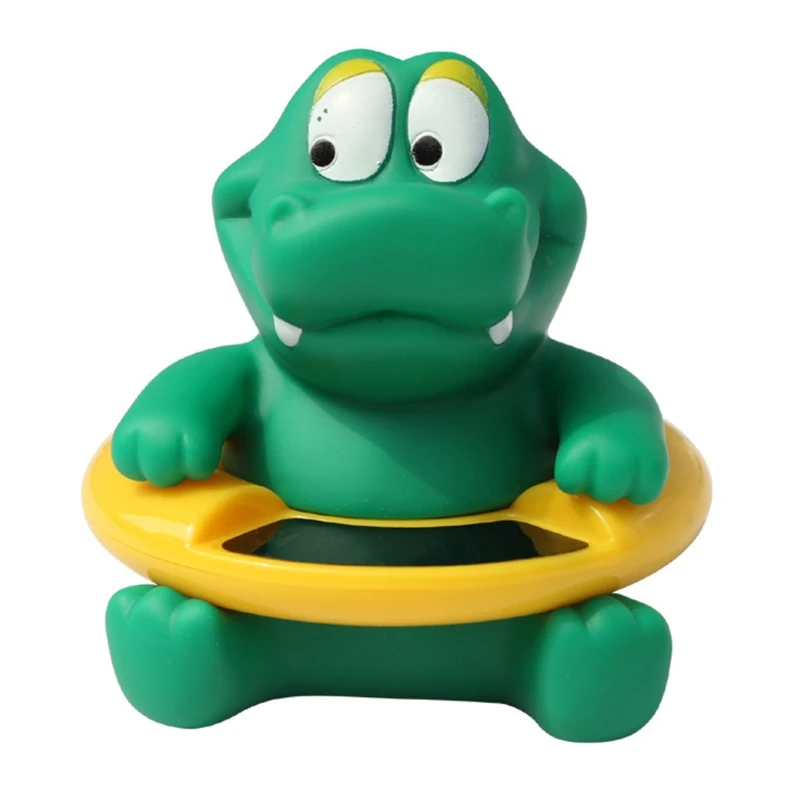 

Детский термометр для ванны, игрушки для купания по Цельсию, зеленый крокодил для новорожденных, милая форма, плавающая игрушка, безопаснос...