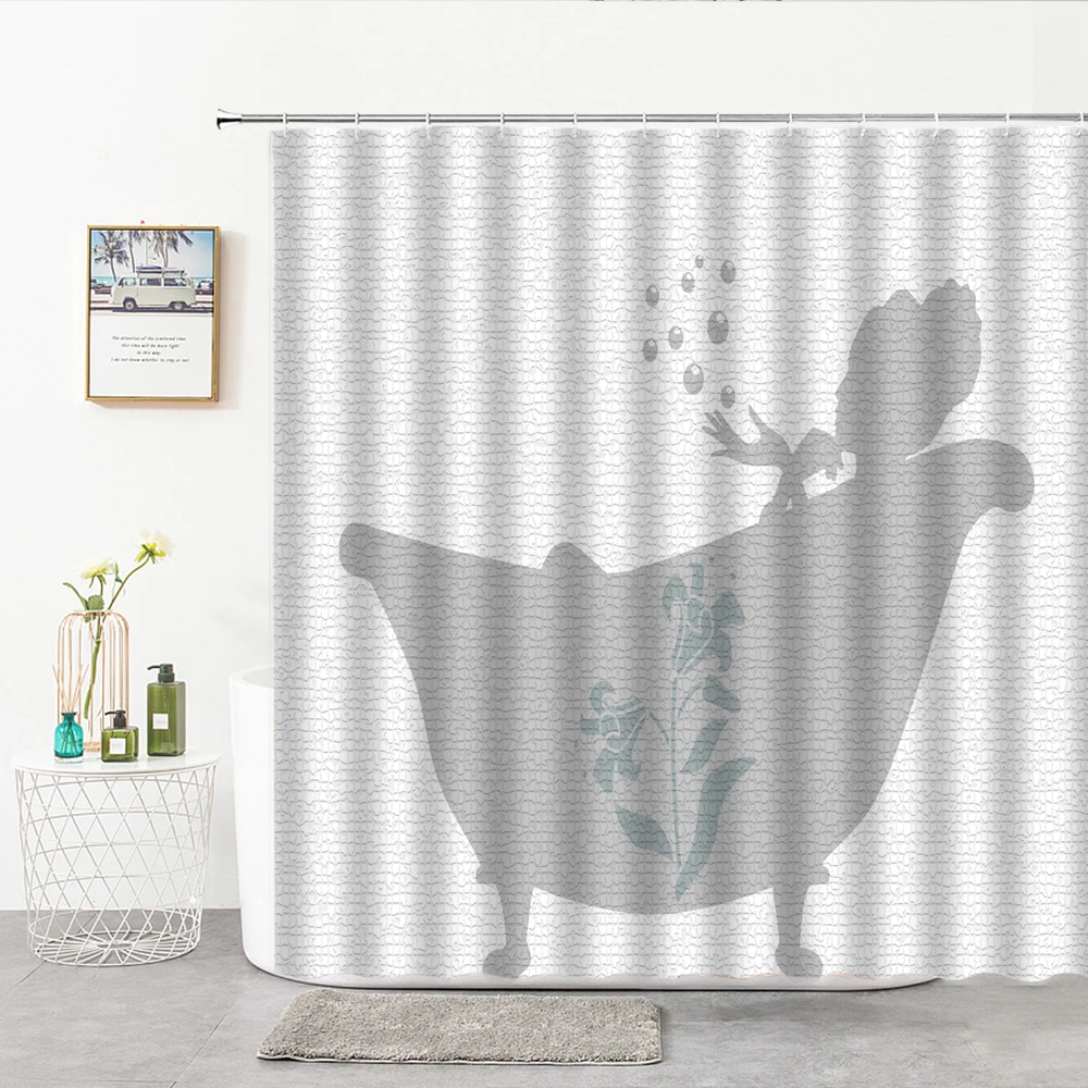 3D Shower Curtains Fabric Bathing Woman Vaguely Figure Home Bath Decor Curtain With Hook Toilet Bathroom Supplies
3D Shower Curtains Fabric Bathing Woman Vaguely Figure Home Bath Decor Curtain With Hook Toilet Bathroom Supplies