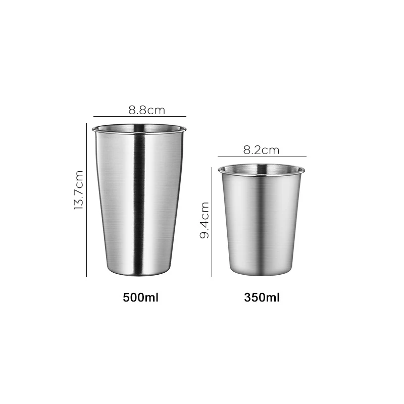 Thickened 304 Stainless Steel Water Cup Household Cold Drink Juice Cup Outdoor Portable Car Beer Mug
Thickened 304 Stainless Steel Water Cup Household Cold Drink Juice Cup Outdoor Portable Car Beer Mug
