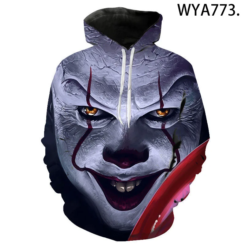 Chapter Two Joker Men's Sweatshirt 3D Printing Clown Oversized Hoodie For Women Spring Casual Funny Men's Clothes
Chapter Two Joker Men's Sweatshirt 3D Printing Clown Oversized Hoodie For Women Spring Casual Funny Men's Clothes