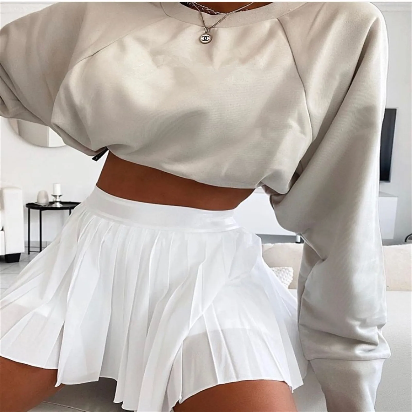 Harajuku Skirt Women's Fashion Solid Color Pleated Skirt High Waist Thin Zipper Sexy Skirt Casual Pleated Skirt Solid Sweet Girl
Harajuku Skirt Women's Fashion Solid Color Pleated Skirt High Waist Thin Zipper Sexy Skirt Casual Pleated Skirt Solid Sweet Girl
