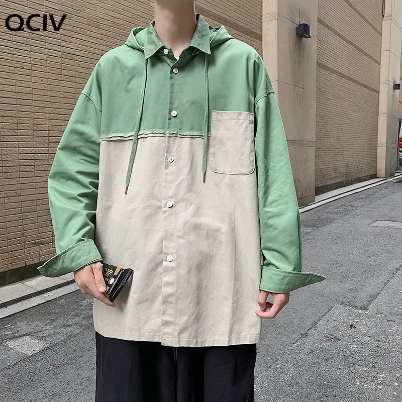 Men's Fashion Splicing Camisa Masculina Hawaiian Shirt Streetwear Fashion Cotton Clothes Long Sleeves Hooded Shirts M-2XL
Men's Fashion Splicing Camisa Masculina Hawaiian Shirt Streetwear Fashion Cotton Clothes Long Sleeves Hooded Shirts M-2XL