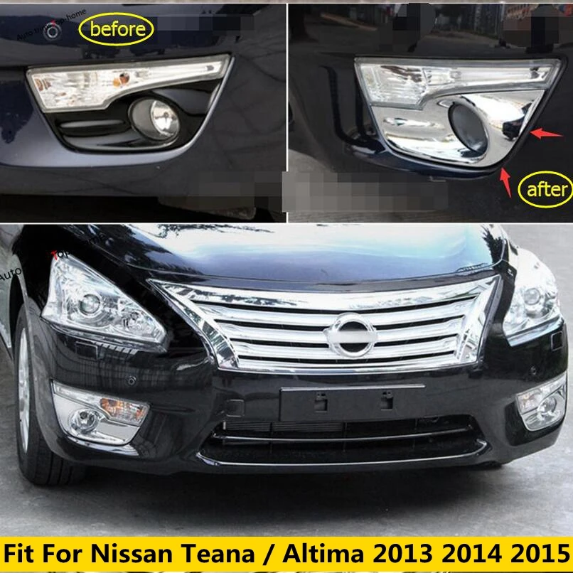 Передние противотуманные фары Yimaautotrims обшивка фар 2 шт. подходит для Nissan Teana / Altima