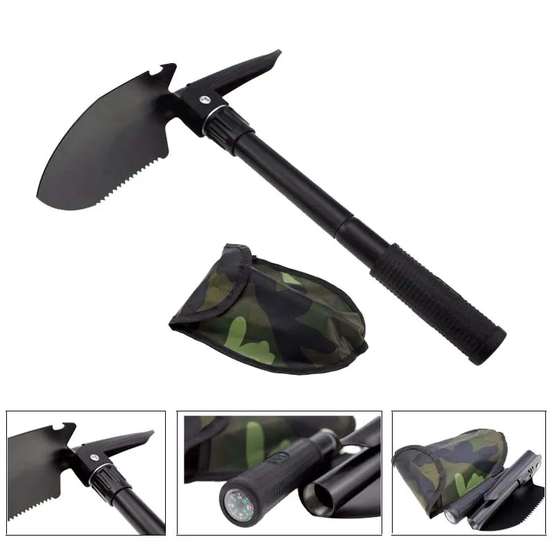 Garden Tools Military Portable Folding Shovel Multifunction Stainless Steel Survival Spade Trowel Camping Outdoor Cleaning Tool
Garden Tools Military Portable Folding Shovel Multifunction Stainless Steel Survival Spade Trowel Camping Outdoor Cleaning Tool
