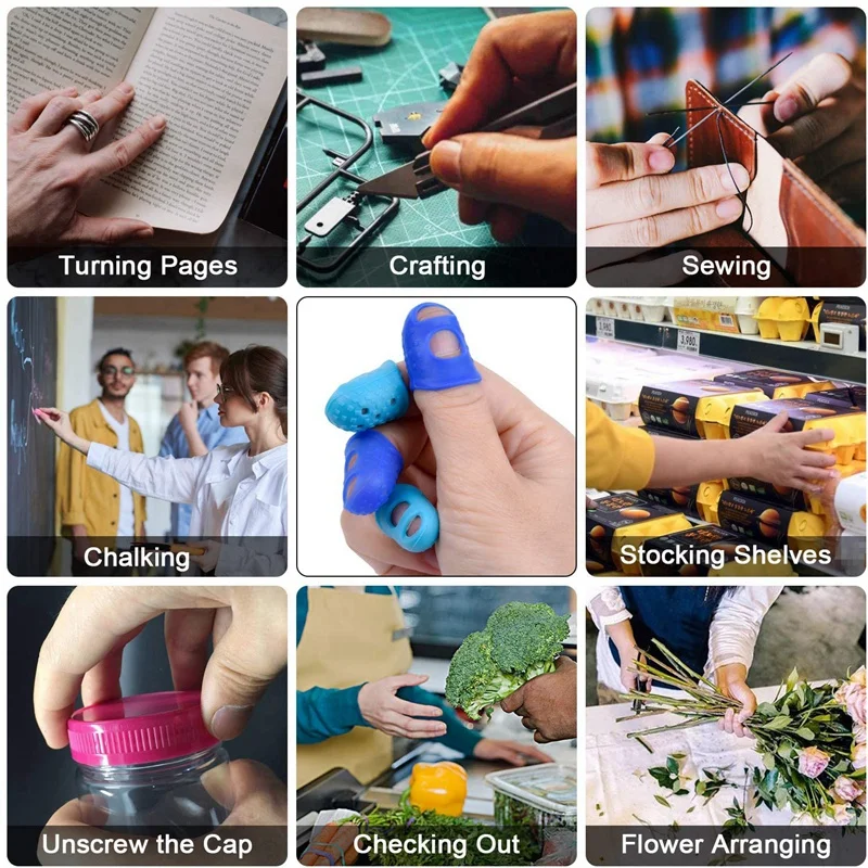 Guitar Fingertip Protectors,Non-Slip Fingertip Protection Covers Caps for Beginner Playing Ukulele Guitar, 5 Sizes 50PCS
Guitar Fingertip Protectors,Non-Slip Fingertip Protection Covers Caps for Beginner Playing Ukulele Guitar, 5 Sizes 50PCS