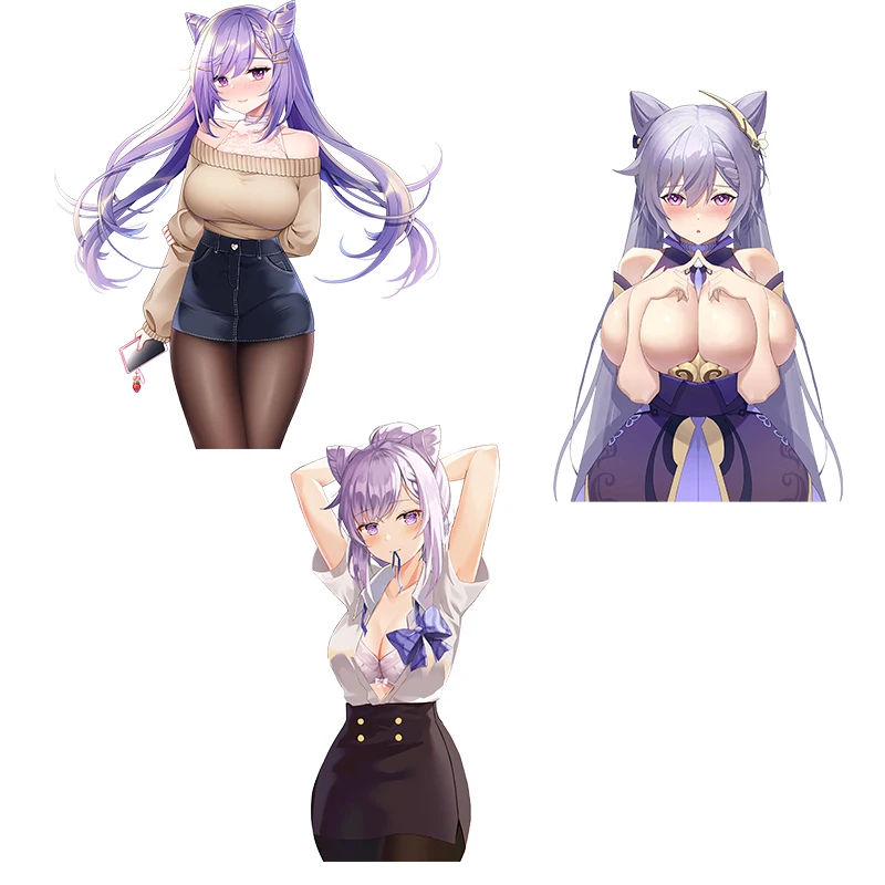 RuleMylife Hot Game Sexy Woman Genshin Impact Keqing Anime Motorcycle Car Vinyl Stickers Decal Cute Car Accessories Decoration
RuleMylife Hot Game Sexy Woman Genshin Impact Keqing Anime Motorcycle Car Vinyl Stickers Decal Cute Car Accessories Decoration