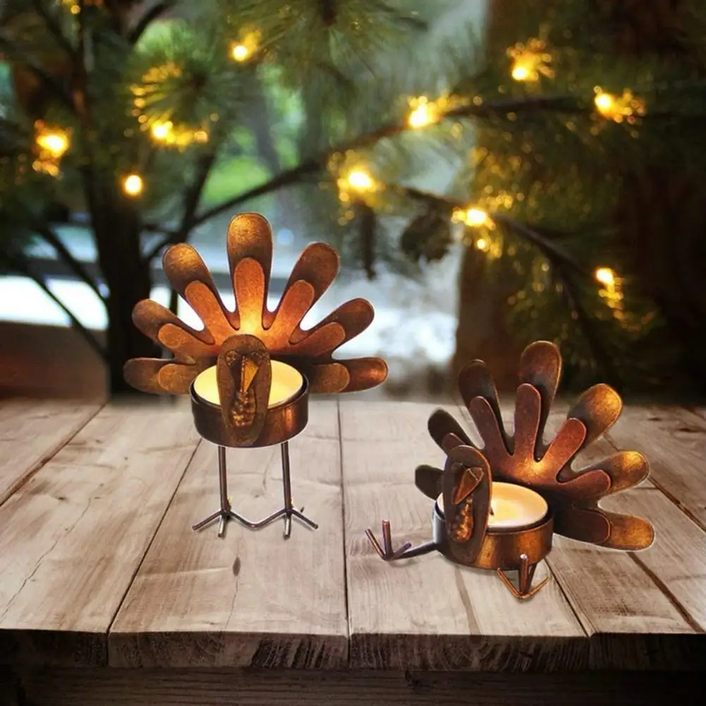 6PC Retro Metal Turkey Candlestick Thanksgiving Desktop Decoration Tea Light Candle Holder Festival Party Decor Candlestick
6PC Retro Metal Turkey Candlestick Thanksgiving Desktop Decoration Tea Light Candle Holder Festival Party Decor Candlestick