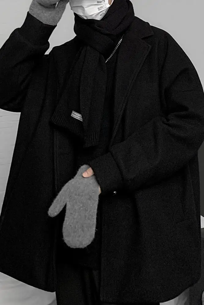 2019 Autumn And Winter New Harajuku BF Wind Long Section Woolen Retro Loose Fashion Casual Jacket Coat Gray / Black M-XL
2019 Autumn And Winter New Harajuku BF Wind Long Section Woolen Retro Loose Fashion Casual Jacket Coat Gray / Black M-XL