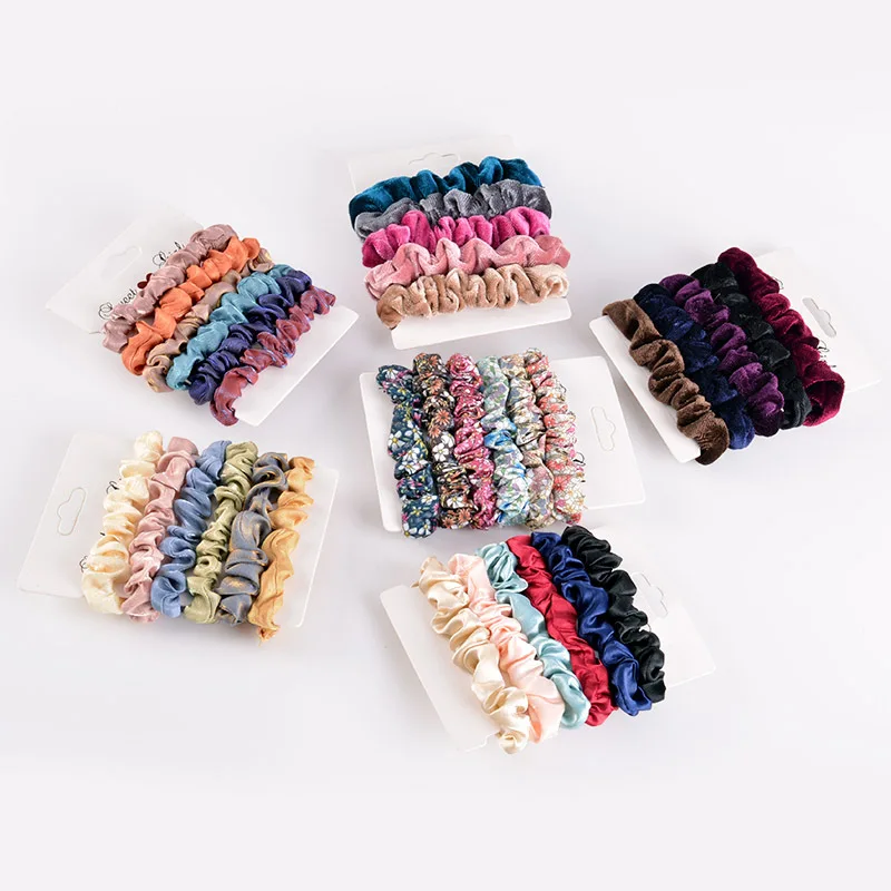 mini velvet scrunchie set hair accessories
mini velvet scrunchie set hair accessories