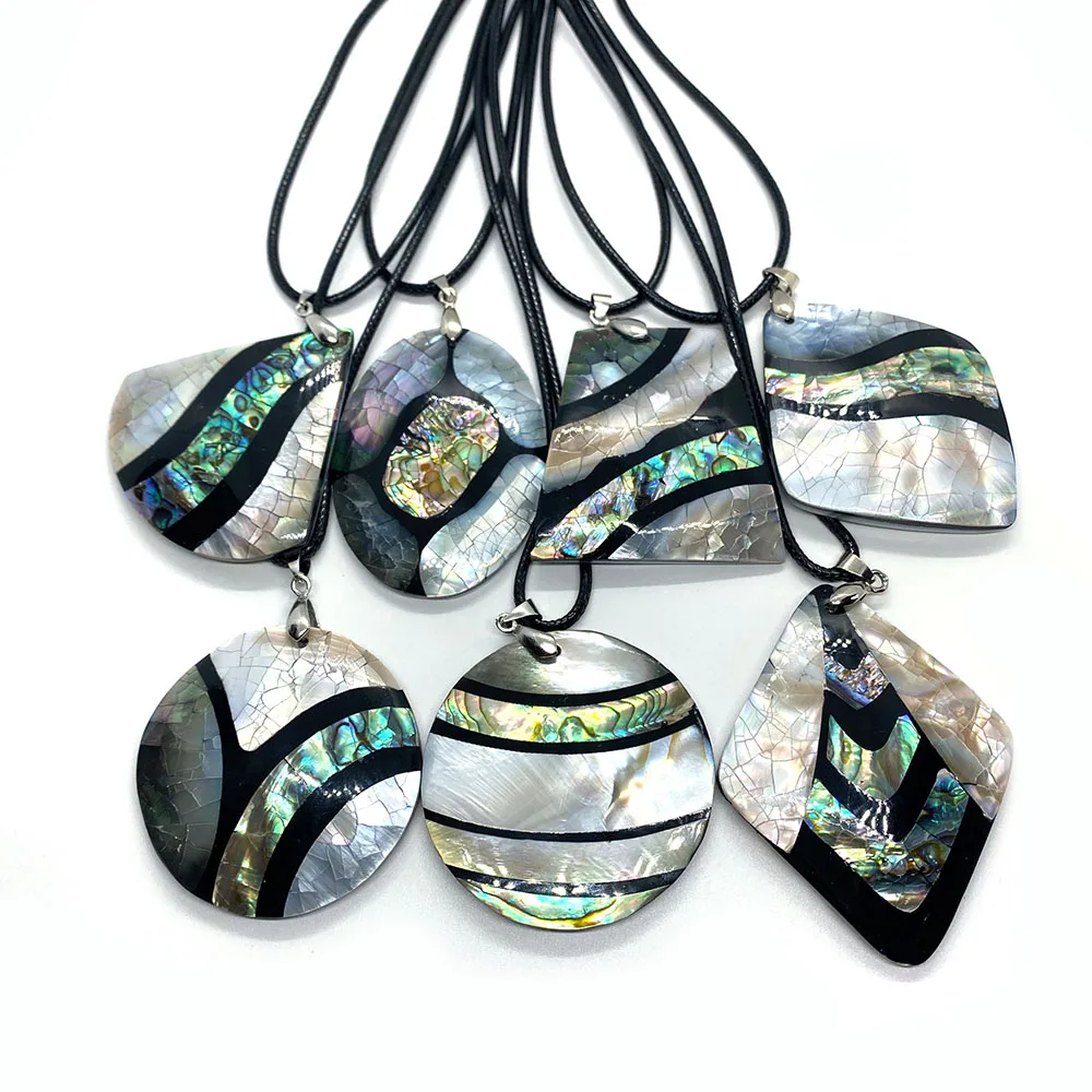 Natural Abalone Shell Pendant Necklace A Variety of Shapes and Colors Can Be Made By DIY Fashion Necklace Accessories Wholesale
Natural Abalone Shell Pendant Necklace A Variety of Shapes and Colors Can Be Made By DIY Fashion Necklace Accessories Wholesale
