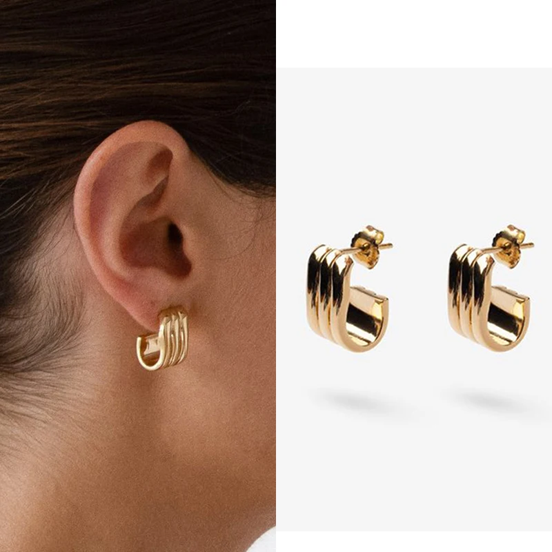 Vintage J shape hoop earrings for women gold open C hoop earrings wide minimalist simple jewelry punk cool stuff popular items
Vintage J shape hoop earrings for women gold open C hoop earrings wide minimalist simple jewelry punk cool stuff popular items