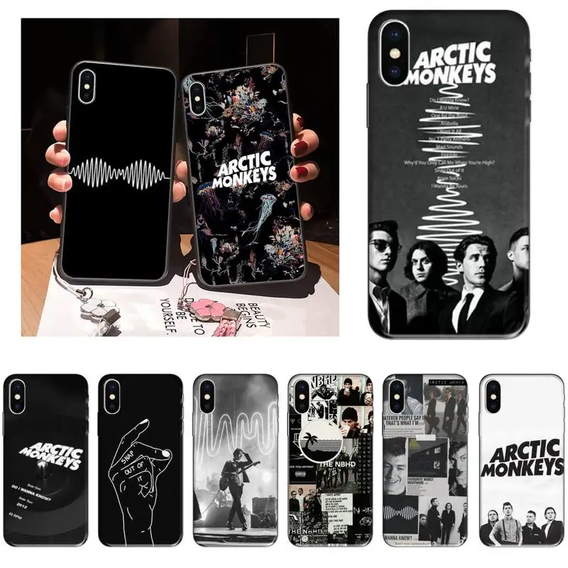 Arctic monkeys Чехол для мобильного телефона iPhone 12 11 Pro XS Max X XR 7 8 плюс мягкая