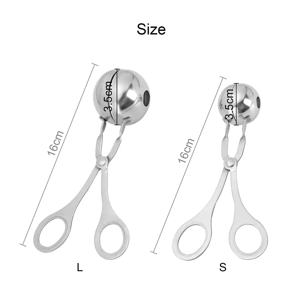 Meatball Maker 304 Stainless Steel Polishing Specular Light Poultry Tools Non Stick DIY Fish Meat Ball Clip Kitchen Tools
Meatball Maker 304 Stainless Steel Polishing Specular Light Poultry Tools Non Stick DIY Fish Meat Ball Clip Kitchen Tools