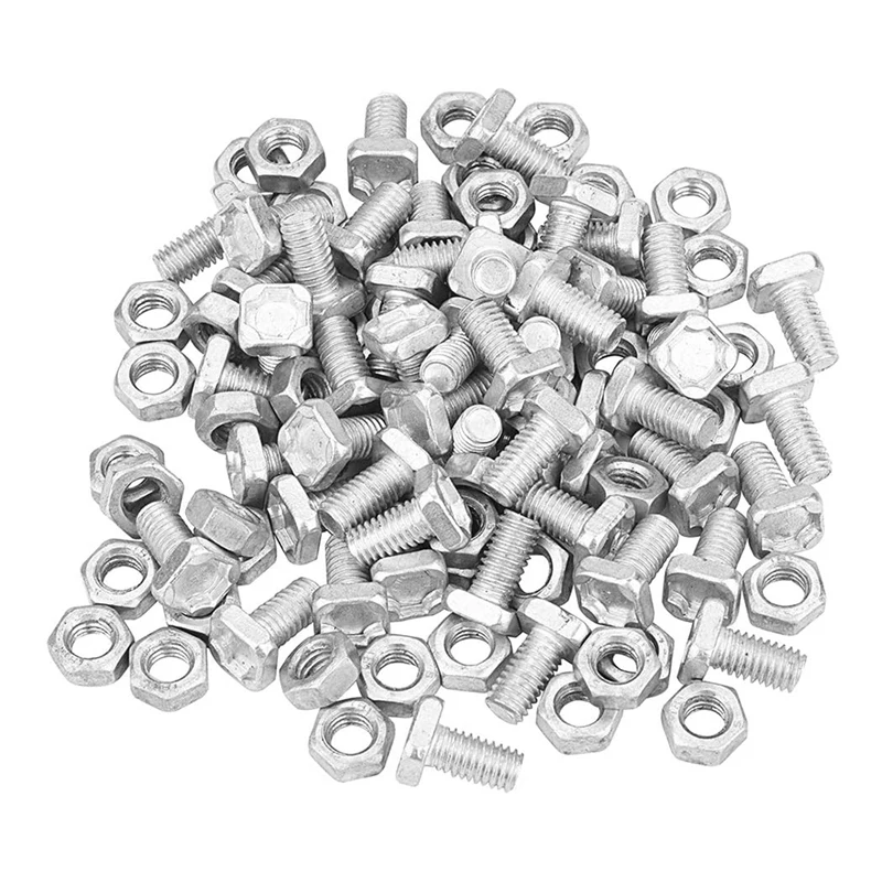 GTBL 50 Packs Greenhouse Nuts and Bolts Square Head Bolts Nuts Greenhouse Repair Kit Parts Replacement Garden Supplies
GTBL 50 Packs Greenhouse Nuts and Bolts Square Head Bolts Nuts Greenhouse Repair Kit Parts Replacement Garden Supplies