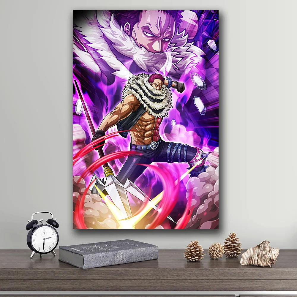 Wall Artwork Canvas Painting Picture Print 1 Panel Anime One Piece Charlotte Katakuri Home Decor Poster For Living Room Modular | Дом и сад