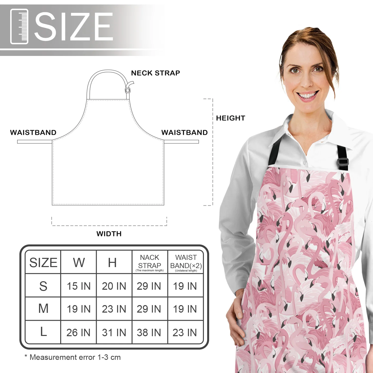 Tophome Kitchen Apron Pink Flamingo Printed Adjustable Sleeveless Canvas Aprons for Men Women Kids Home Cleaning Tools
Tophome Kitchen Apron Pink Flamingo Printed Adjustable Sleeveless Canvas Aprons for Men Women Kids Home Cleaning Tools
