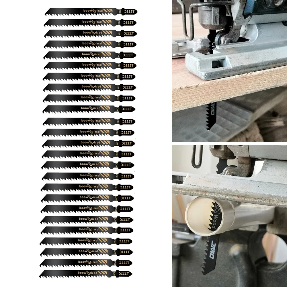 25pcs T111C HCS High Carbon Steel Jigsaw Blades Cutters For MKT Milwaukee Saws 25*Blades For Cutting Wood Plastic PVC
25pcs T111C HCS High Carbon Steel Jigsaw Blades Cutters For MKT Milwaukee Saws 25*Blades For Cutting Wood Plastic PVC