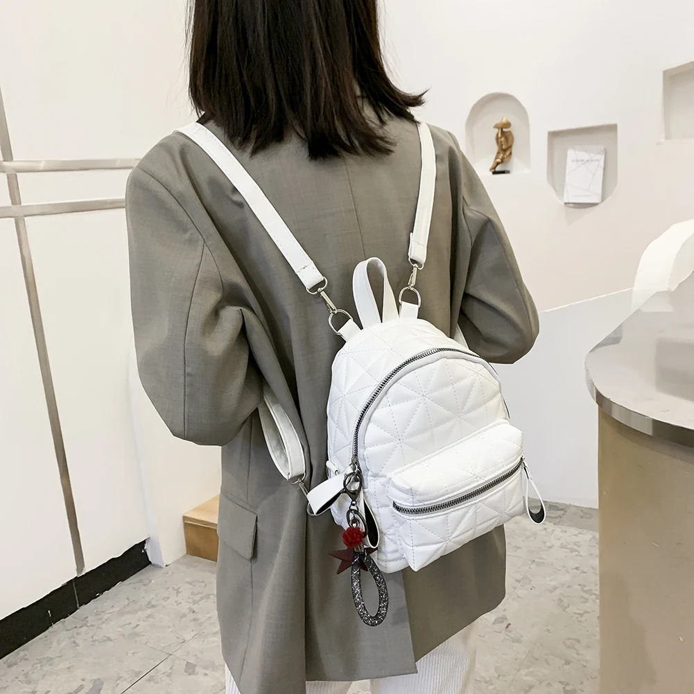 2021 Desginer New backpack purse for Women Solid Color PU Leather Backpack Daily Bag Lady Small Fashion Wild Shoulder Bags
2021 Desginer New backpack purse for Women Solid Color PU Leather Backpack Daily Bag Lady Small Fashion Wild Shoulder Bags