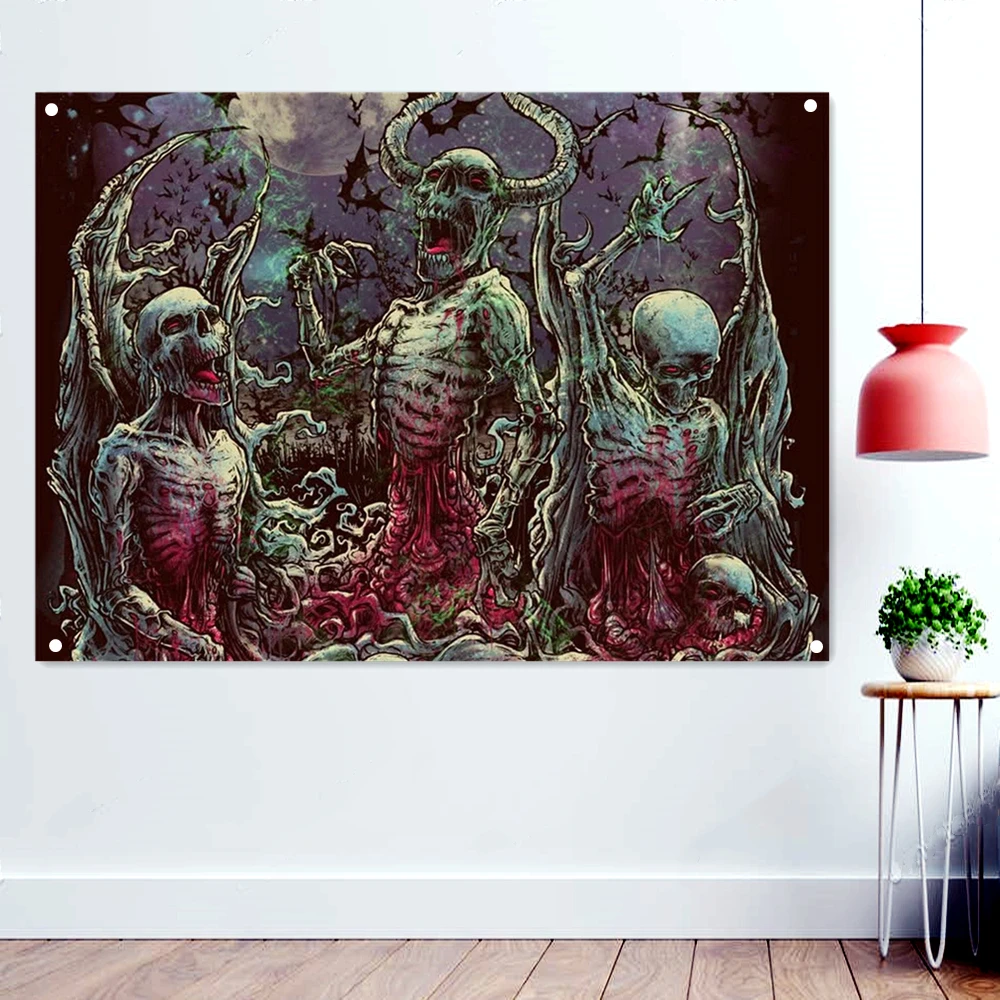 Ogre Heavy Metal Music Rock Band Banner Wall Chart Fantastically Brutal Dark Art Flag Skull Tattoo Art Poster Hanging Cloth
Ogre Heavy Metal Music Rock Band Banner Wall Chart Fantastically Brutal Dark Art Flag Skull Tattoo Art Poster Hanging Cloth