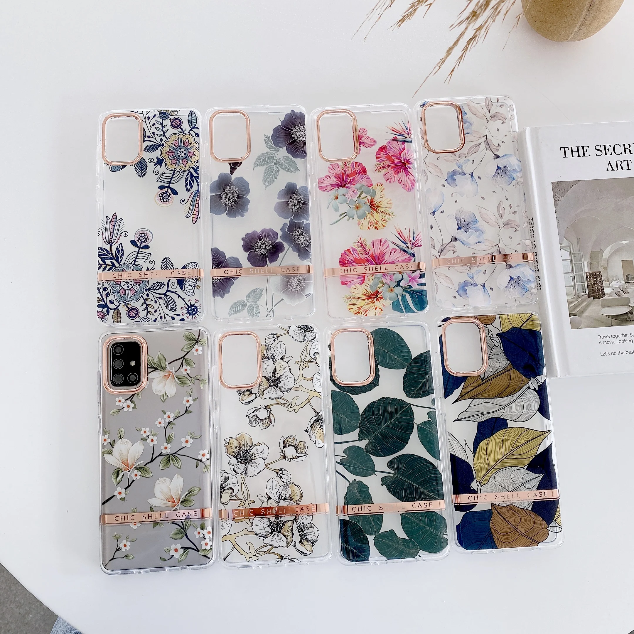 Leaf Flower Clear Phone Case For Samsung Galaxy S20 FE S21 Ultra S22 Plus A52 A72 A42 A32 A51 A71 A31 Gold Plated Camera Circle
Leaf Flower Clear Phone Case For Samsung Galaxy S20 FE S21 Ultra S22 Plus A52 A72 A42 A32 A51 A71 A31 Gold Plated Camera Circle
