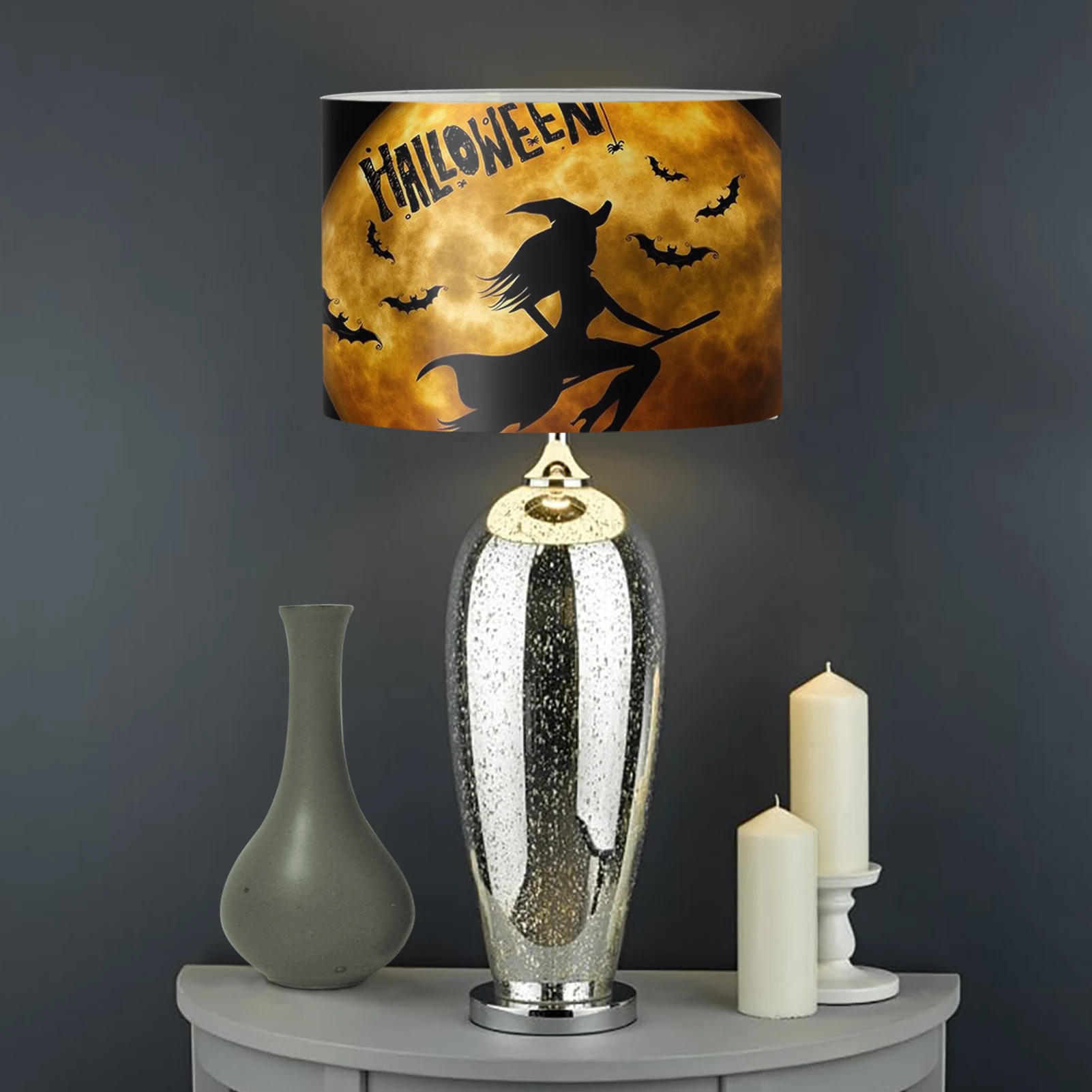 Halloween Moon Creative Design Lamp Shade Party Livingroom Bedroom Decortion Bat Witch Pumpkin Design Table Lampshade 2021
Halloween Moon Creative Design Lamp Shade Party Livingroom Bedroom Decortion Bat Witch Pumpkin Design Table Lampshade 2021