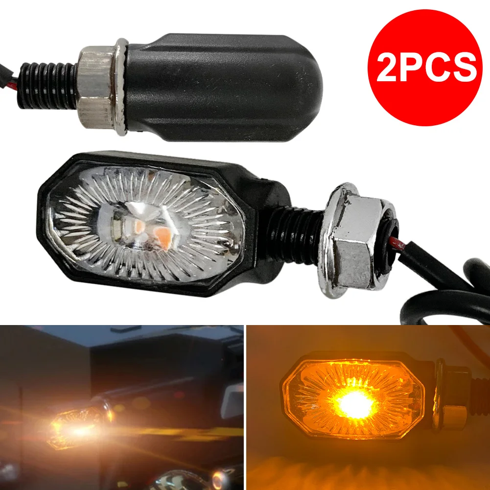 2PCs Mini Universal Motorcycle LED Lights 12V Turn Signal Indicator Light Amber Blinker Waterproof LED Motorbike Scooter Lamp
2PCs Mini Universal Motorcycle LED Lights 12V Turn Signal Indicator Light Amber Blinker Waterproof LED Motorbike Scooter Lamp