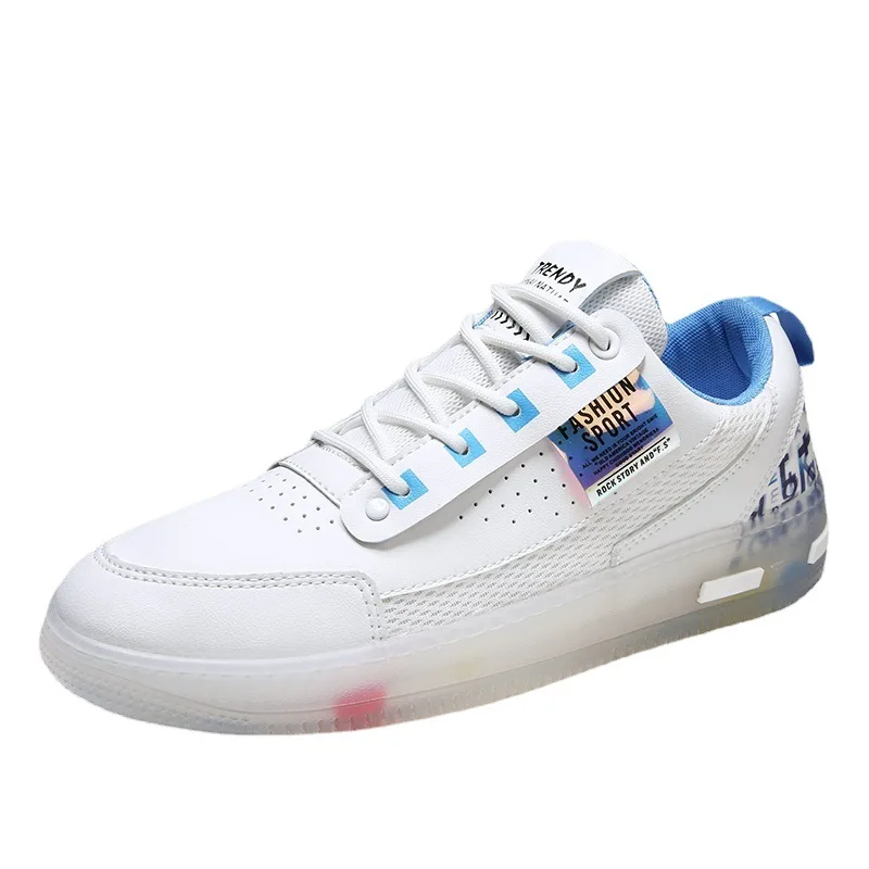 New Men's Shoes Summer Breathable Net Red Transparent Bottom Casual White Shoes Male Students High Street Sports Shoes Men 
New Men's Shoes Summer Breathable Net Red Transparent Bottom Casual White Shoes Male Students High Street Sports Shoes Men