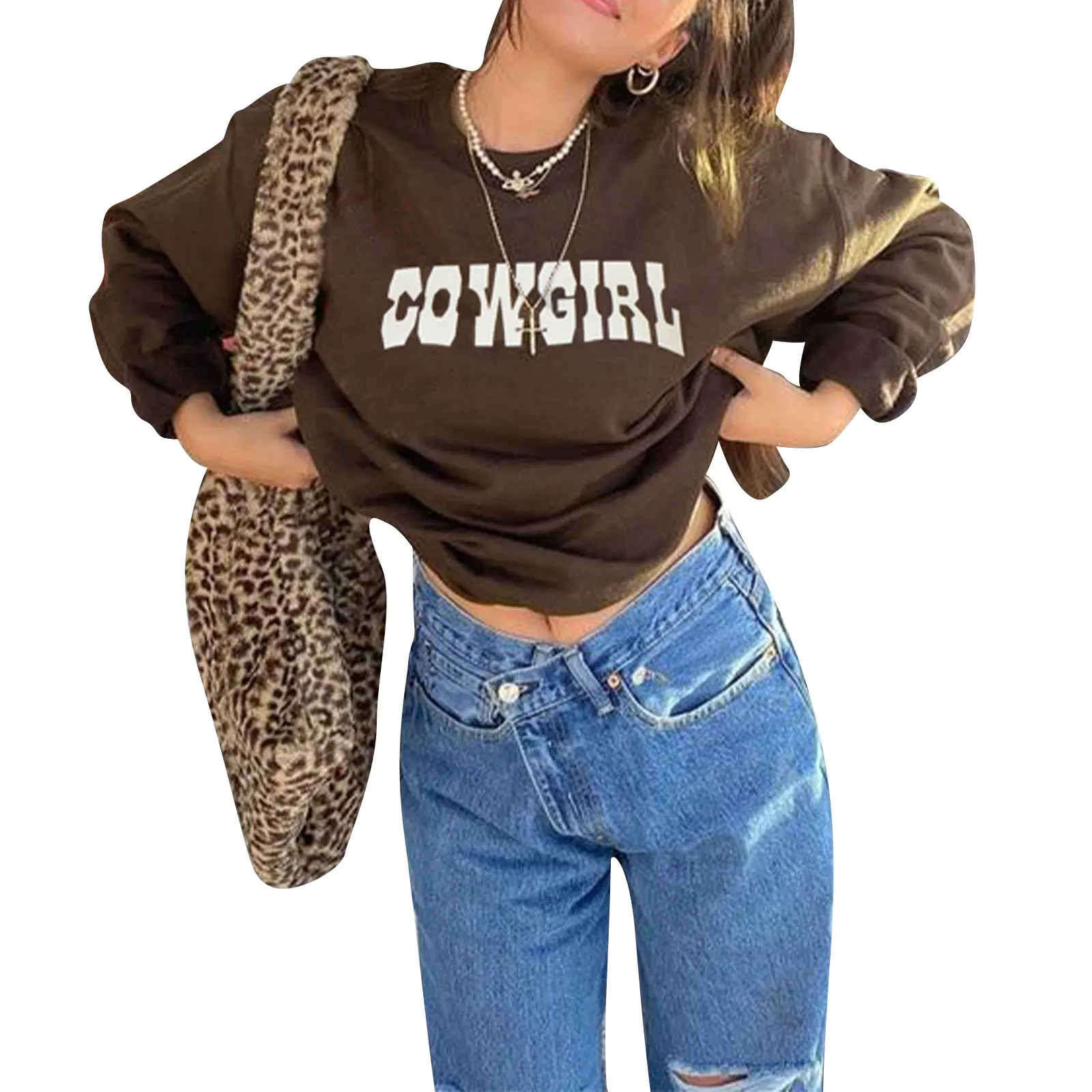 HEZIOWYUN Women Casual Style Pullover Sweatshirts Adults Loose Letter Print Long Sleeve Round Neck Oversize Hoodies
HEZIOWYUN Women Casual Style Pullover Sweatshirts Adults Loose Letter Print Long Sleeve Round Neck Oversize Hoodies
