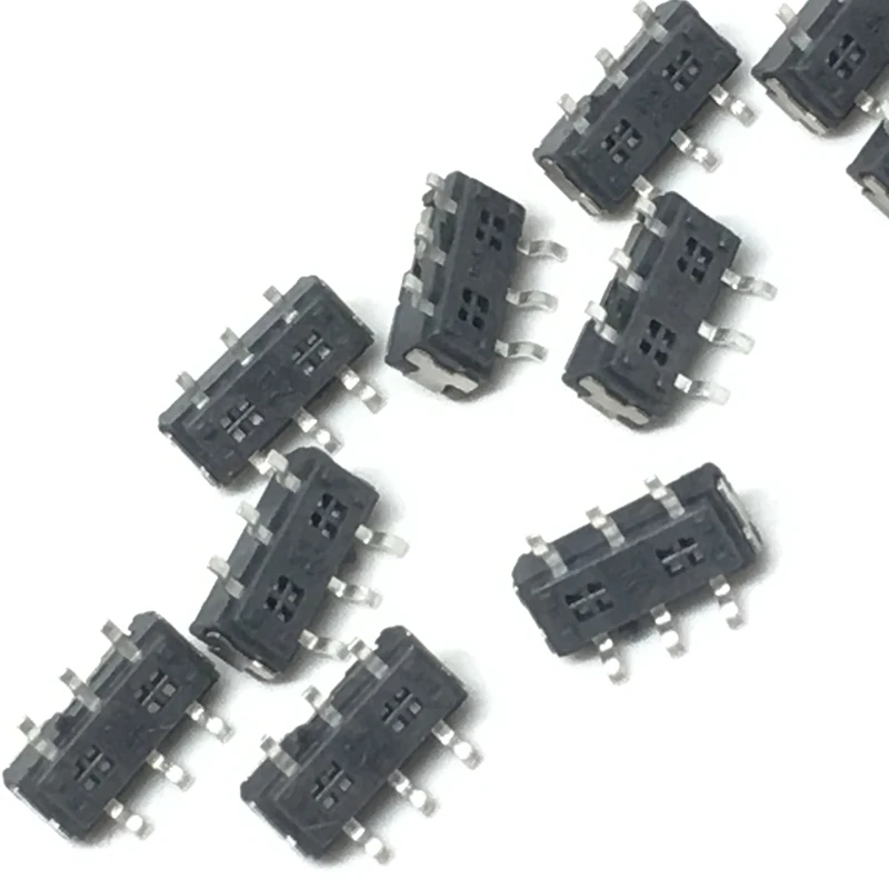 Миниатюрный слайд-переключатель SMD SMT MSS22D18 10 шт. 2P2T 6 контактов ручка высотой 2 мм