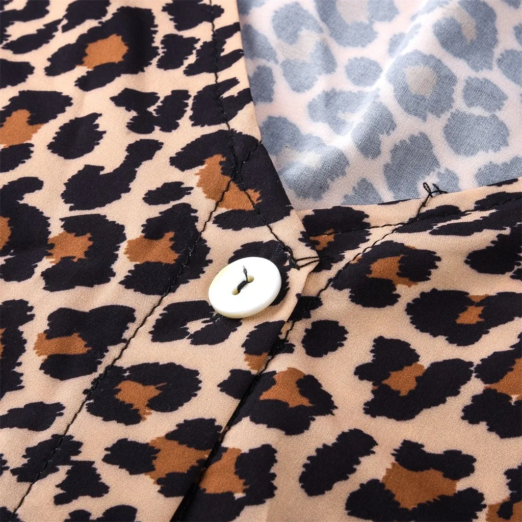 Sexy Women Dress Open Plus SIze Leopard Splice Print Button Casual Fashion Ladies Dress Date Holiday
Sexy Women Dress Open Plus SIze Leopard Splice Print Button Casual Fashion Ladies Dress Date Holiday