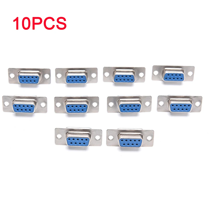 10PCS RS232 Serial Port Connector DB9 Female Socket Plug Connector 9pin Adapter
10PCS RS232 Serial Port Connector DB9 Female Socket Plug Connector 9pin Adapter