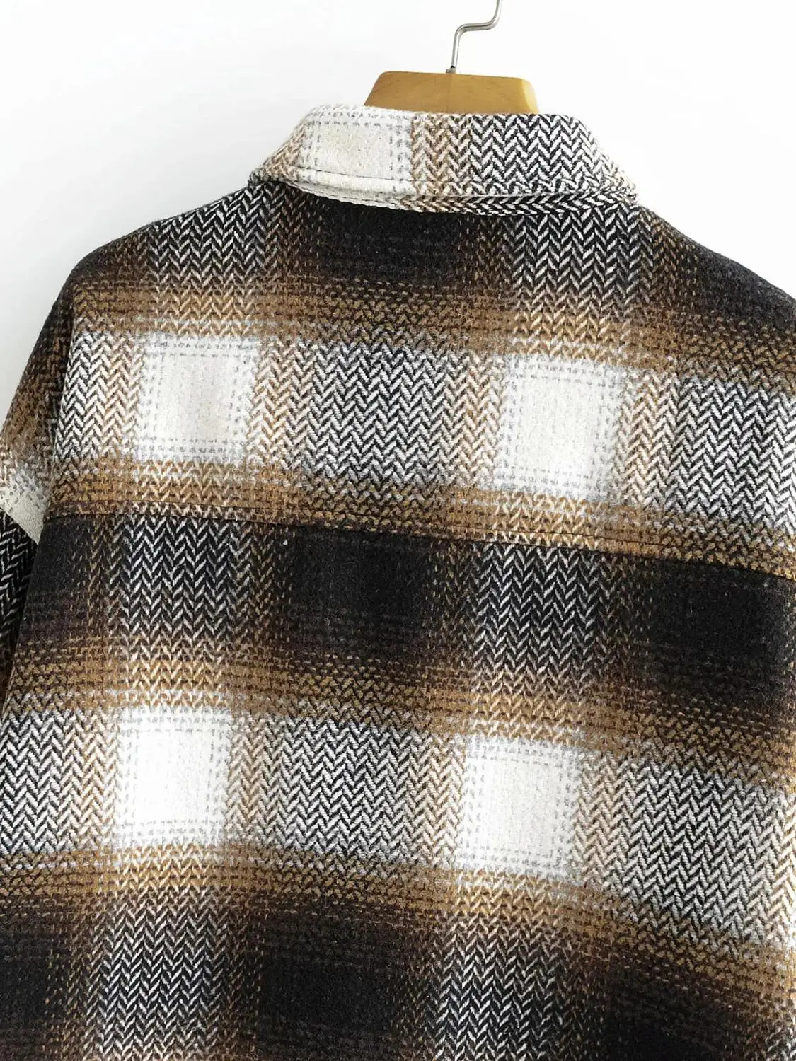 Vintage Fashion Pockets Oversized Plaid Jacket Women Checkered Coat Lapel Collar Long Sleeve Loose Outerwear Chic Tops 2020
Vintage Fashion Pockets Oversized Plaid Jacket Women Checkered Coat Lapel Collar Long Sleeve Loose Outerwear Chic Tops 2020