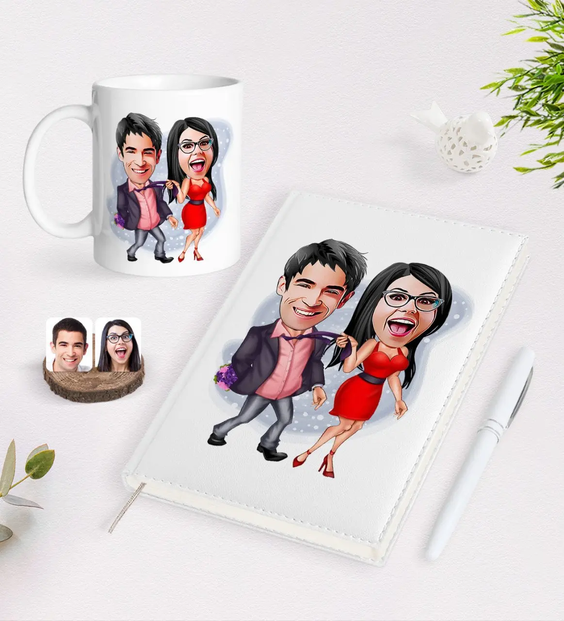 Персонализированная карикатура ко Дню Святого Валентина 2021, набор ручек и кружек-органайзеров-4
Персонализированная карикатура ко Дню Святого Валентина 2021, набор ручек и кружек-органайзеров-4