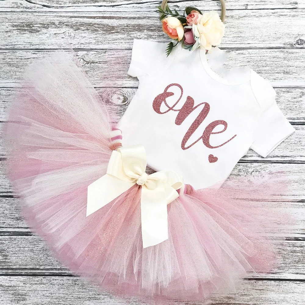 

Personalize birthday smash cakes Baby Showe outfit，Floral 1st Birthday Outfit, Rose Gold Tutu, Trendy First Birthday Outfit Girl