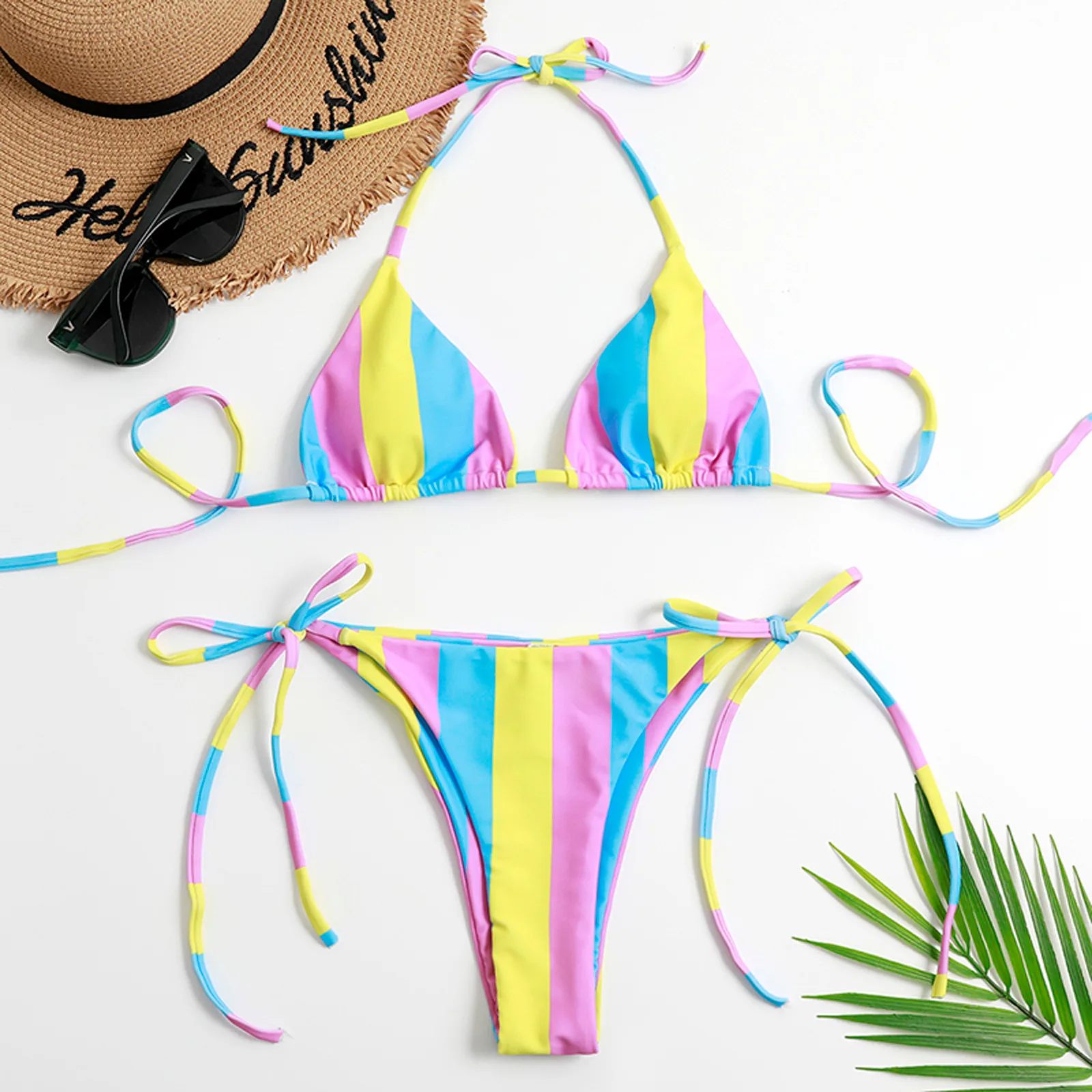 TELOTUNY Women's swimsuits Women sexy Leaves Print Bandage Bikini Set Push-Up Padded Brazilian Swimwear Beach Two-piece Swimsuit
TELOTUNY Women's swimsuits Women sexy Leaves Print Bandage Bikini Set Push-Up Padded Brazilian Swimwear Beach Two-piece Swimsuit